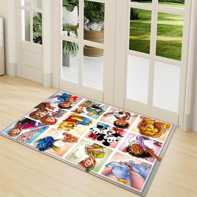 Cartoon Characters Compilation Carpet Rug Soft Washable Anti Slip Home Living Room Sofa Mats Personalized Christmas Rug