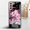 Glass Case For Samsung Galaxy S22 S20 FE S21 5G S10 S9 Plus Note 10 20 Lite Tempered Phone Cover Anime Genshin Impact Cool