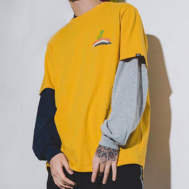 Vans Мужская футболка с коротким рукавом с принтом Asia Artist Collab Edition, желтая VN0A4RAY50X