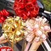Wedding Car Decoration Set: Pull Flower Ribbon & Side Car Flowers