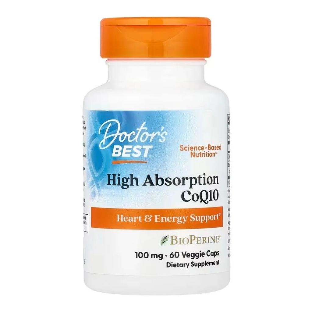 High Absorption CoQ10 with BioPerine, 100mg - 60 vcaps