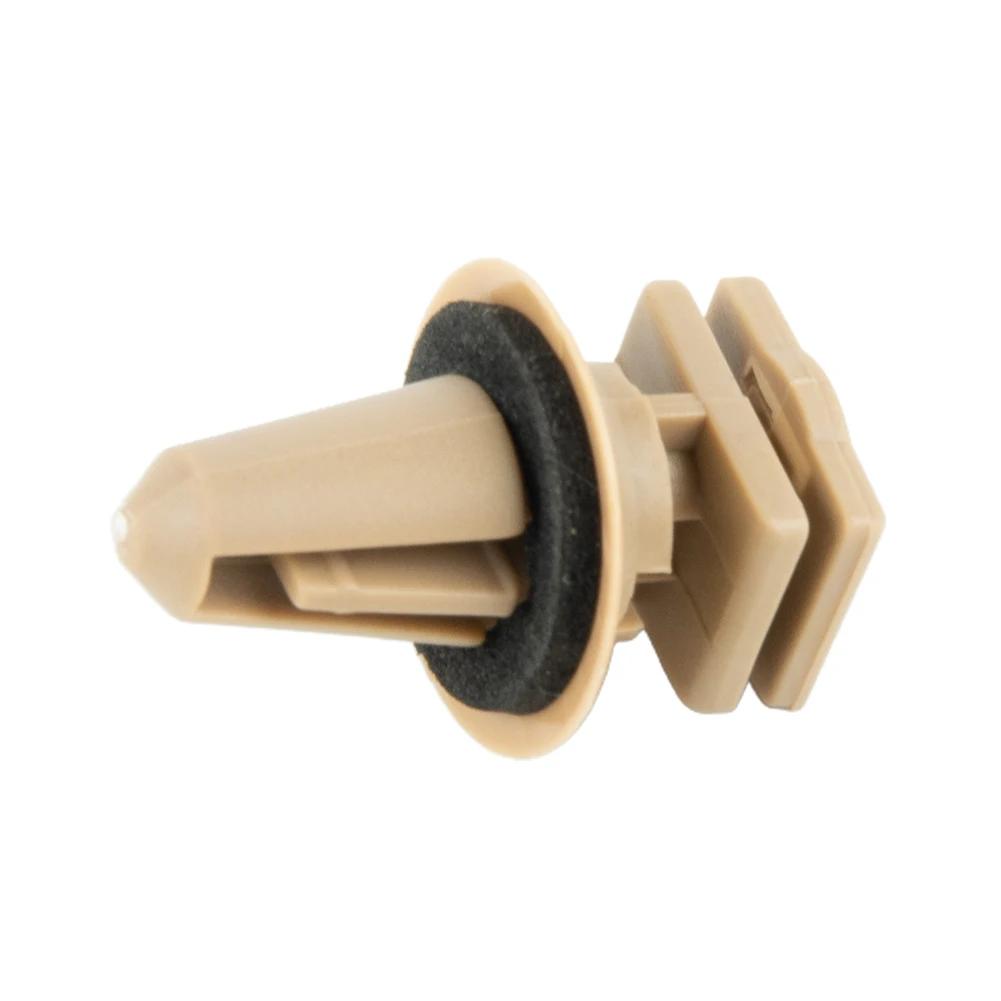 10x автомобильных нейлоновых зажимов для BMW 51477117532, пластиковый зажим для порога и входной двери, подходит для отверстий 10 мм, автомобильные аксессуары