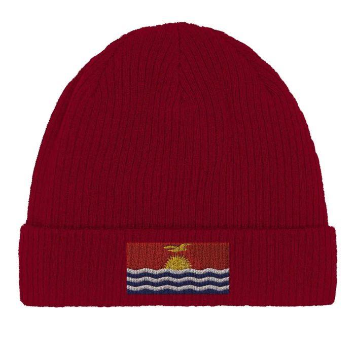 Bonnet Drapeau Kiribati En Rouge
