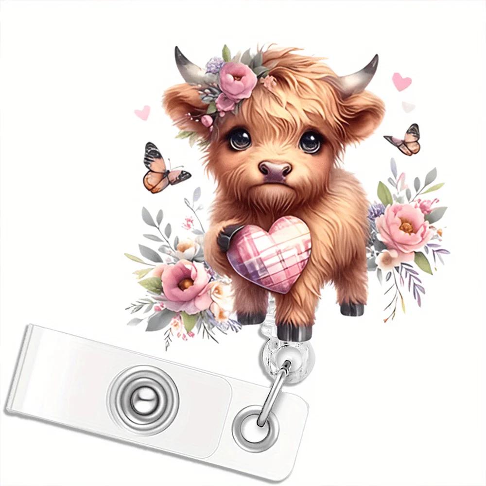 Yak Tape Measure Badge Reel - Expandable Christmas ID & Business Card Holder for Nurses and Doctors.