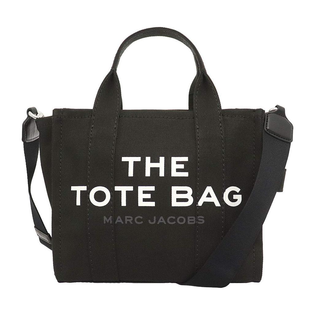 Bag M0016493 Black The Small Traveler Canvas Graphic Logo Tote The Tote Bag [Marc Jacobs] (Tote Bag) Women's [Brand] [Item]