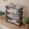 Compact Multi-layer Shoe Rack for Entryway - Space-saving Essential for Renters