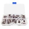 Stainless Steel 304 Flat Washer Set: 180/360/580 Pieces