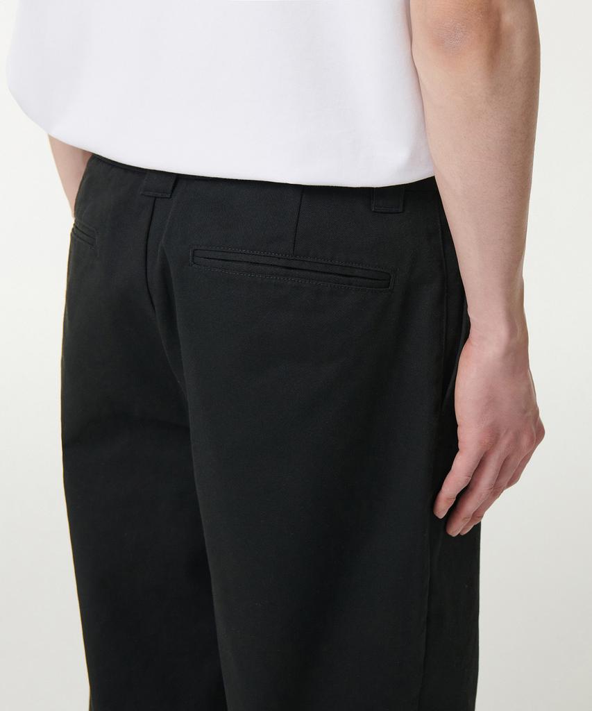 MUSINSA STANDARD Heavyweight Cp Wide Chino Pants [Black]