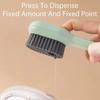Fashion Multifunction Shoe Brush Soft Bristled Liquid Filled Up Wash Shoe Cleaning House Accessories Clean Kitchen Tools