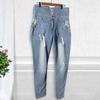 Women Fashion  Jeans Fix Sexy Print Ripped Jeans Plus Size Trousers