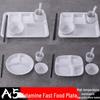 Fenfei A5 Food Grade Melamine Compartment Tray