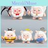 6 Eggy Pcs Party Sheep Design Mini Model Desktop Decoration Ornament Set