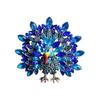Retro Turkey Brooch, Creative Thanksgiving Rhinestone Quirky Animal Pin