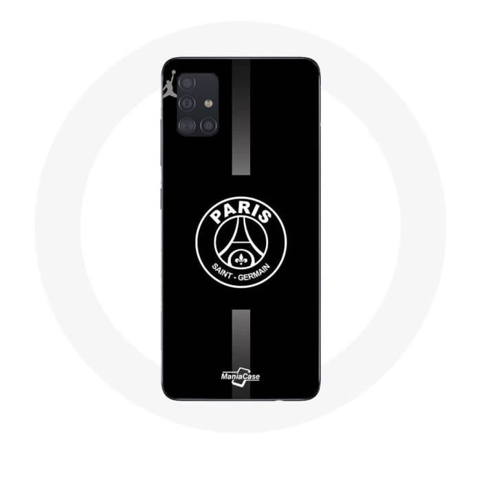 Coque - Maniacase - Samsung Galaxy A51 - Logo PSG Jordan - Souple - Protection Mat