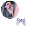 Titanium Steel Earrings Bowknot Ear Stud Helix Piercing Cartilage Earring Korean Body Piercing Ear Nail Colorful Bow