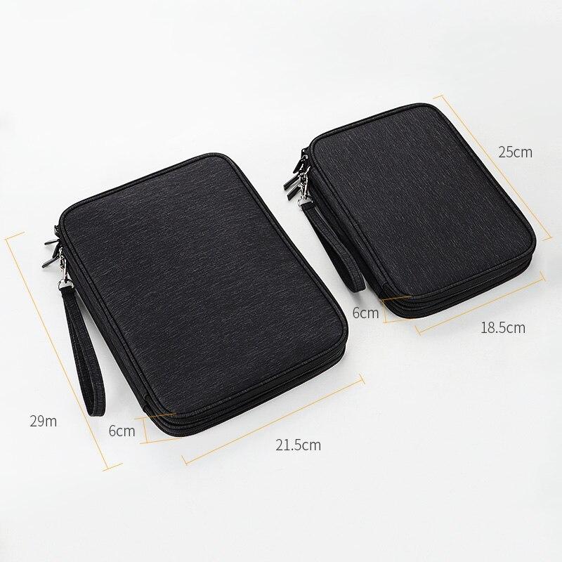 Waterproof Cable Storage Bag Digital Electronic Organizer Portable USB Data Charger Plug Travel Pouch for Mouse Tablet PC iPad Sleeve Case