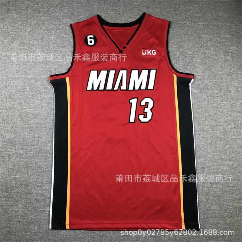Miami Heat Basketball Jersey Men Women Cotton Team Uniform Shirt With Herro Butler Ado Wade Numbers