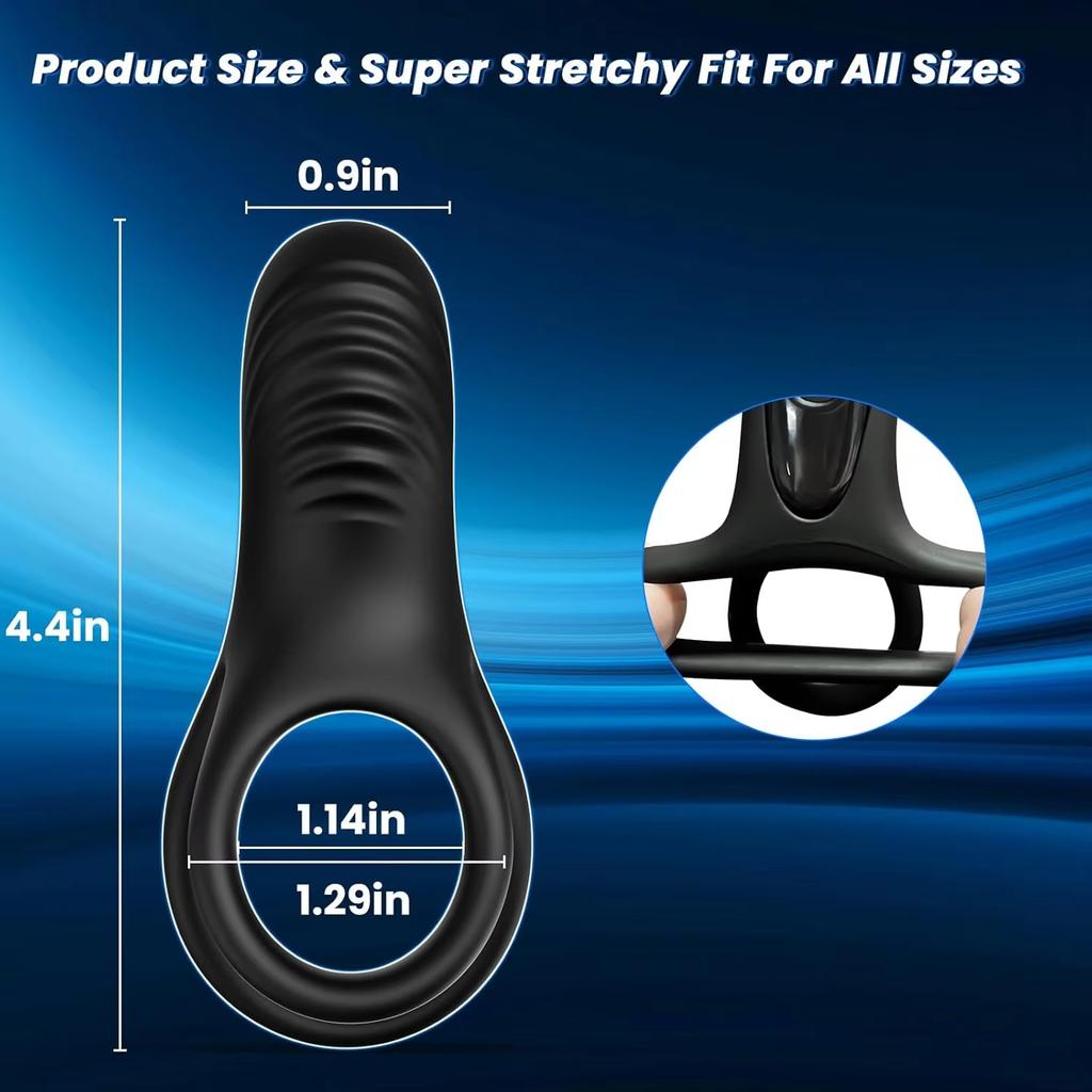 APP Vibrating Cock Ring Removable Bullet Vibe Sex Toy for Men Penis Rings Dick Vibrator Clitoris Stimulation Sexy Shop Produts