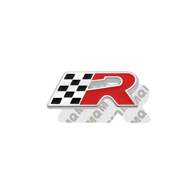kyzh6 Car Accessories Metal Grille Emblem Rear Trunk Body Badge Sticker For Seat IBIZA Leon R Cupra Exeo Mii Tarraco Toledo Altea