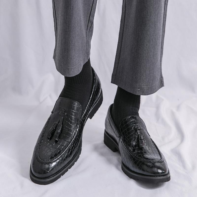 Crocodile Shoes Men Green Wedding Dress Leather Shoes Men Italiano Oxford Shoes Men Business Suit Office 2024 Italiano Zapatos