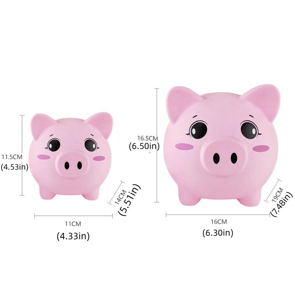 Savings Tank Pig Piggy Bank Decorative Pig Model Piggy Bank Cartoon Pig Money Boxes  Coins Cash