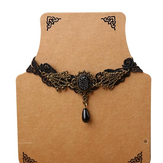 Women Vintage Black Floral Lace Anklet Chain Ankle Sandal Bracelet Foot Barefoot