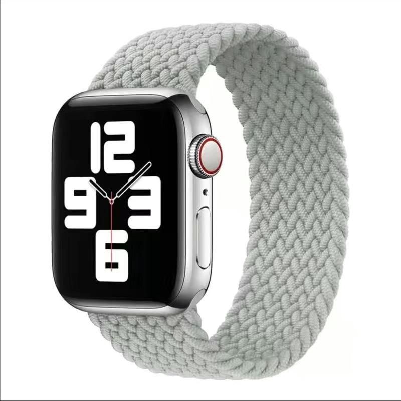 Плетеная петля Solo для Apple Watch Band 44 мм, 40 мм, 45 мм, 41 мм, 49 мм, 42 мм, 38 мм, эластичный браслет IWatch Series 7, 3 SE, 6, 8, ультра-ремешок для ремешка для наручных часов