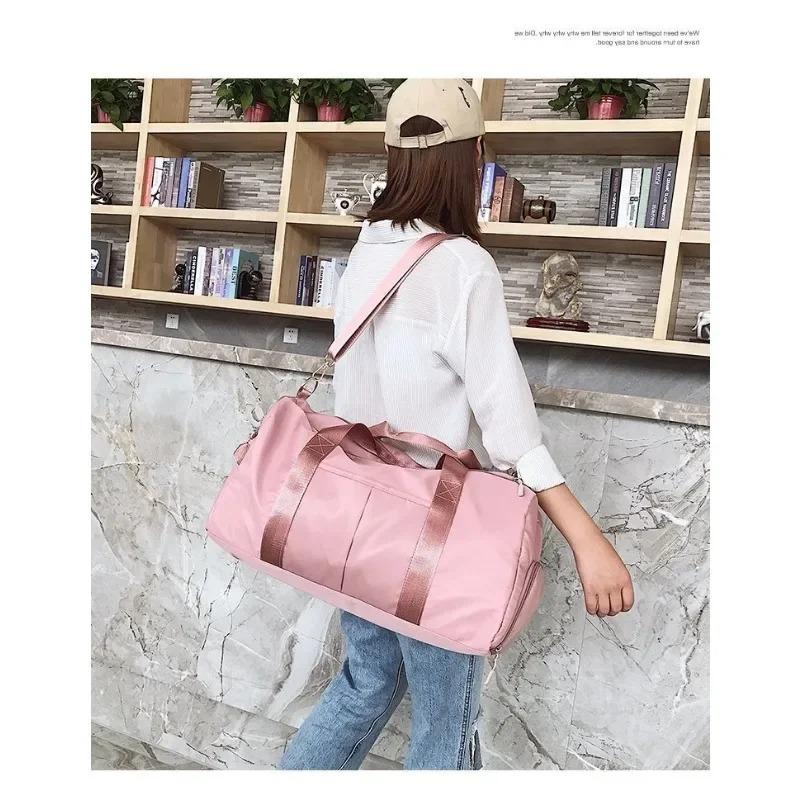 Уличные водонепроницаемые нейлоновые спортивные спортивные сумки для мужчин и женщин, тренировочная дорожная сумка для фитнеса, коврик для йоги, спортивная сумка с отделением для обуви