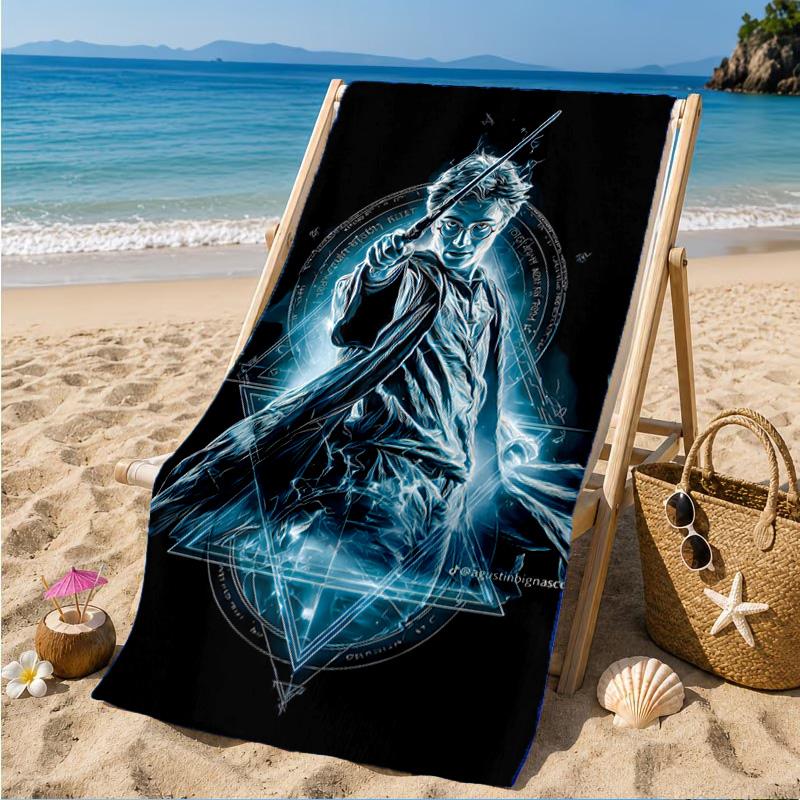 Magical Aura Witch Beach Towel, Microfiber Beach Towel, Perfect For Pool, Beach, Travel, Home Decor Beach Party Fan gifts