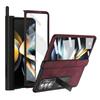 Модный матовый чехол со слотом для S-ручки для Samsung Galaxy Z Fold 4 5g Fold4 Fold3 Fold 3 Zfold4 защитная пленка из закаленного стекла