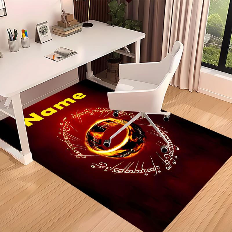 Custom personalization The Fellowship of the Ring Print Area Rug - Soft, Washable Non-Slip Indoor Mat,Living Room,Home&Office Decorative Rug