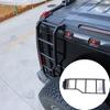 Для Hummer H2 2003-2009 Алюминиевый Сплав Черный Верхняя Лестница на Заднюю Дверь Автомобиля Внешние Аксессуары