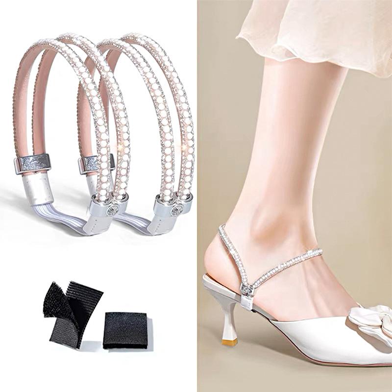 1 пара прозрачных удобных эластичных шнурков Simplely Tie, практичных, не требующих установки, с ромбами, полихромными узорами