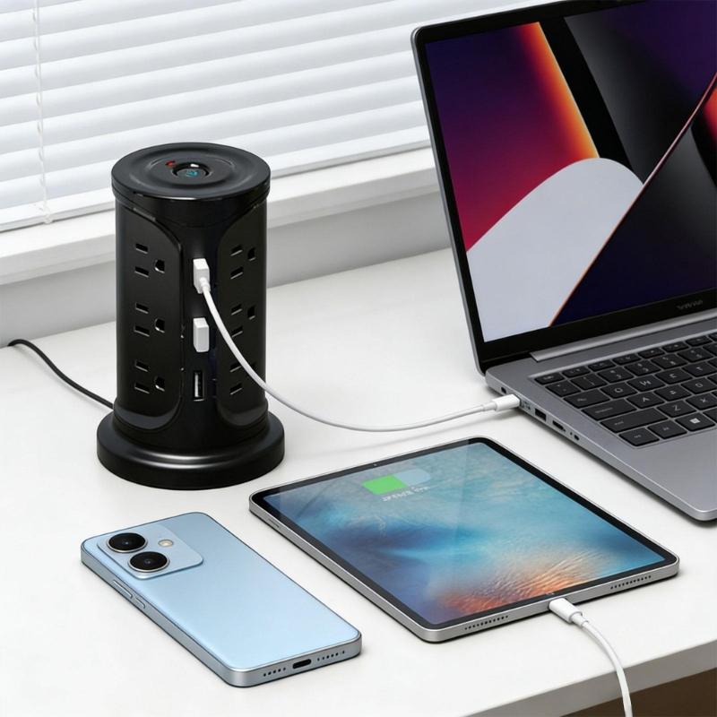 Удобная станция питания 15 в 1 USB Type-C с быстрой зарядкой для нескольких устройств одновременно