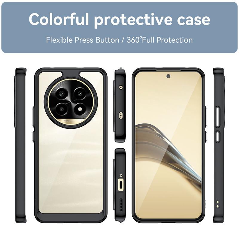 Чехол для Realme 13 Pro Чехол для Realme 13 Pro Plus Чехол 6,7 дюйма Цветной мягкий силиконовый прозрачный бампер для Realme 13 Pro