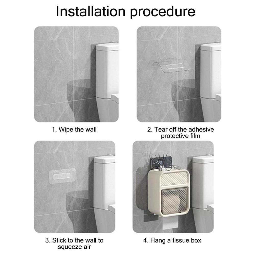 Водонепроницаемая полка для хранения Настенный держатель для салфеток Полка Держатель для туалетной бумаги Аксессуары для ванной комнаты