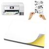 210 X 297 Mm Glossy Sticker Paper White Sticker Can Be Printed For