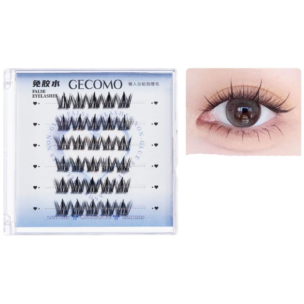 Накладные ресницы без клея для наращивания ресниц, индивидуальные пучки накладных ресниц ежедневно