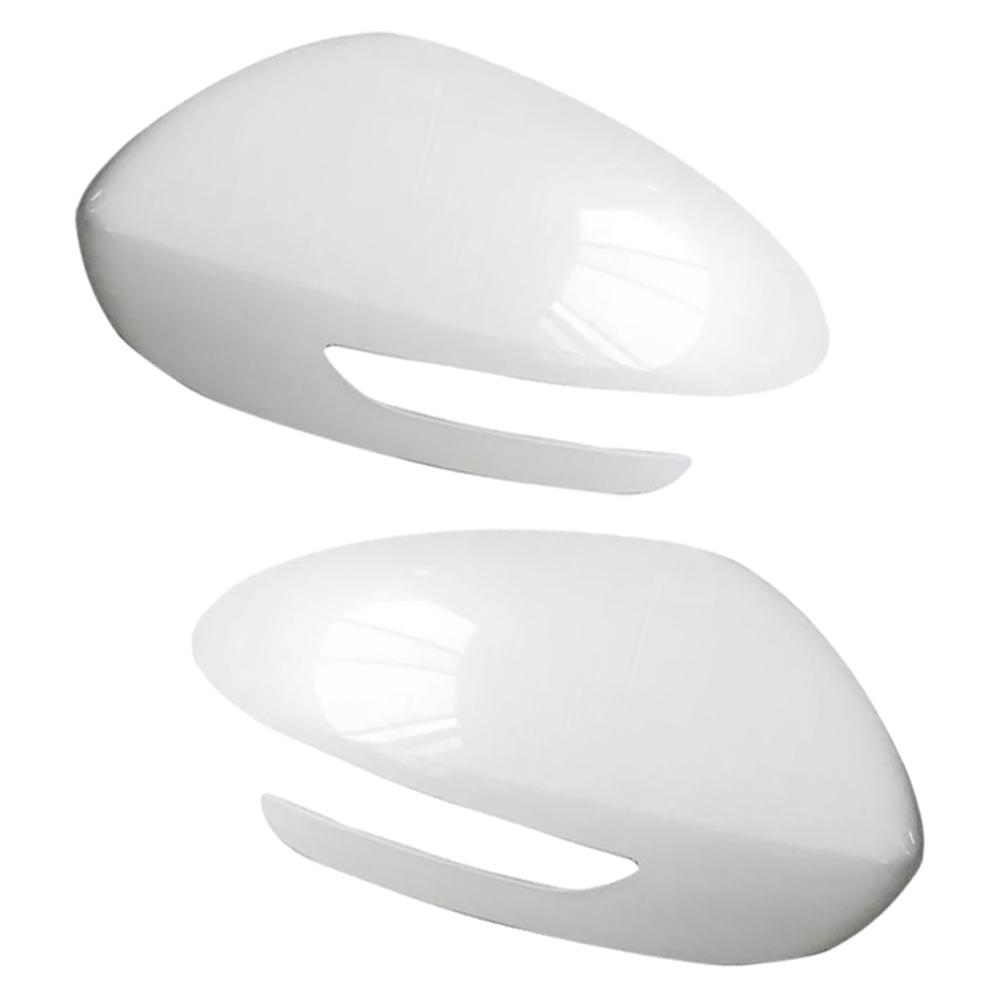 2 шт. Белые накладки на зеркала заднего вида для боковых дверей автомобиля, замена колпачков для Kia Sportage KX5 2016 2017 2018 с типом лампы
