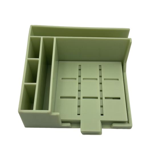 Держатель для заметок с шаблонами Еженедельник Блокнот Пластиковый органайзер для заметок и подставка для телефона для заметок 3x3 дюйма Настольный аксессуар