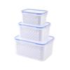 Wanmeng Airtight Rectangular Transparent Food Storage Container with Lid