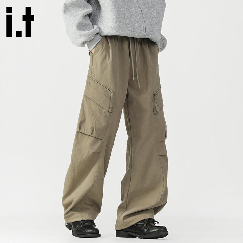 Fingercroxxit Men's Loose Fit Cargo Workwear Pants