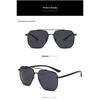 Polarized Sunglasses Men's High-end UV Protection Driving Yellow Lenses Sunglasses Anti-glare Square Fishing Glasses