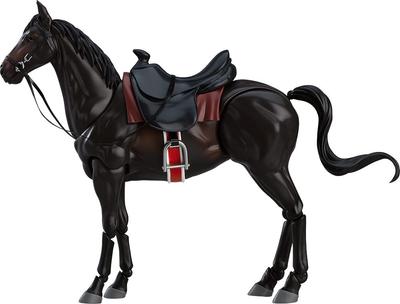Figma Лошадь пластиковая раскрашенная подвижная фигурка вер.2 [Темно-гнедая] Без масштаба