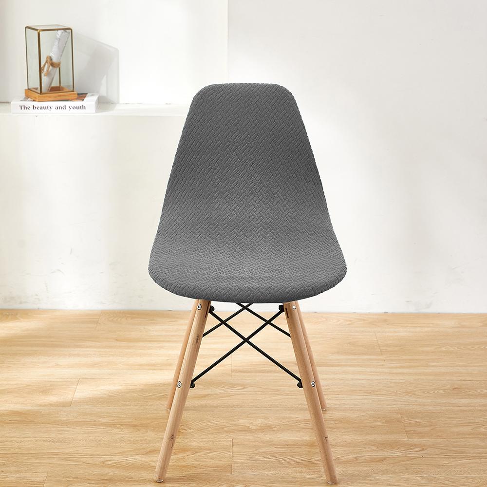 Водостойкие жаккардовые чехлы на стулья из спандекса, спинка, чехол для сиденья для гостиной, офиса, бара, банкета, украшение, пылезащитный чехол, 1 шт.