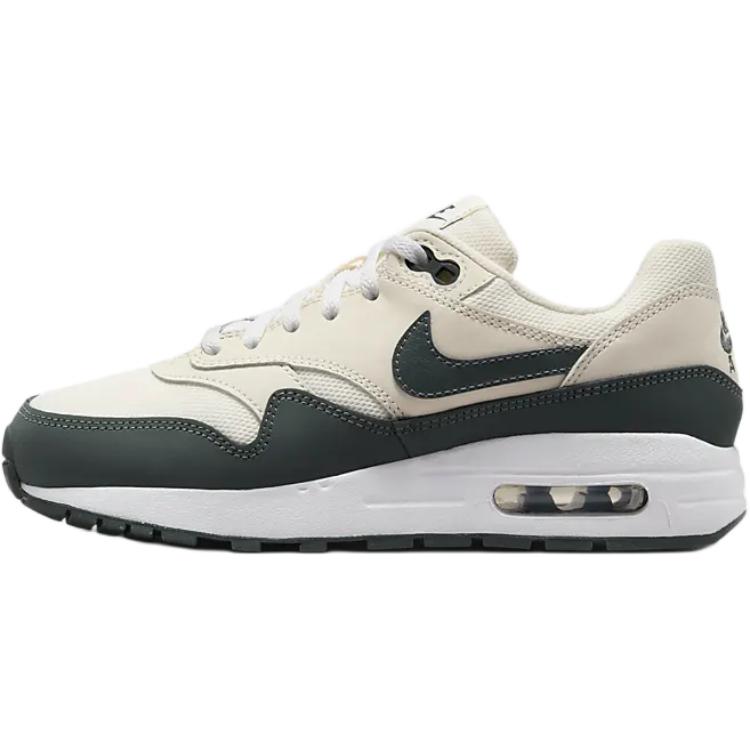Nike Air Max 1 Бледно-слоновая кость Белый Бикоасталь Винтажный зеленый (GS)
