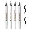 4 Pcs Sign Pen Brush Soft Brush Markers Waterproof Japanes Calligraphy Pen Set for Lettering Writing Drawing
