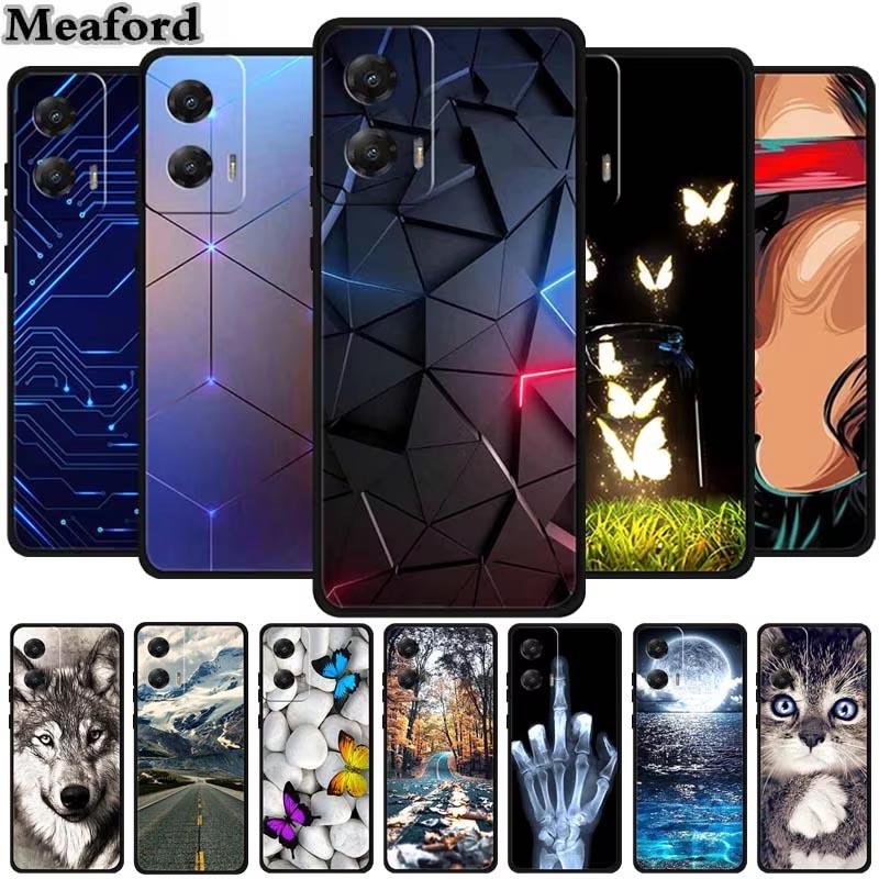 Для Moto G85 5G Чехол ТПУ Животные Мягкий Силикон Задняя Крышка Чехлы Для Телефона Для Motorola Moto E14 MotoG85 Волк Защитный Крутой funda