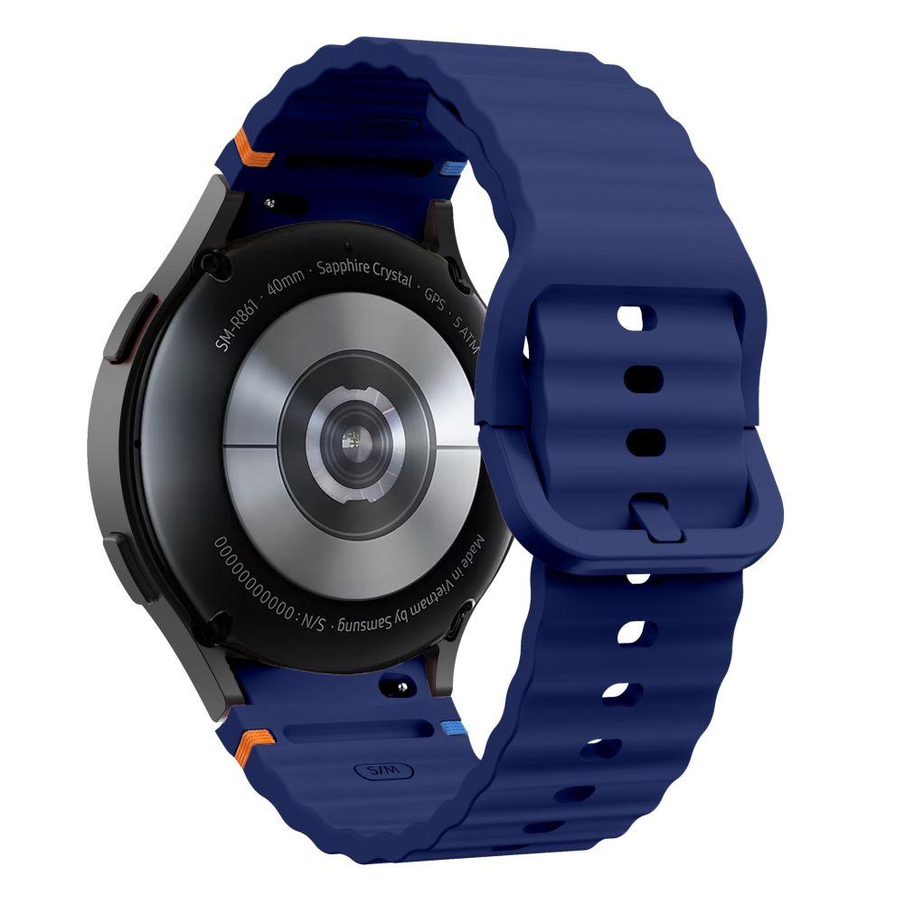 Tech-Protect Silicone Sport Samsung Galaxy Watch 4 / 5 / 5 Pro / 6 / 7 / Fe Navy Blue