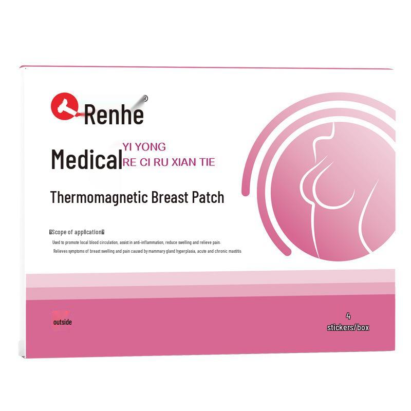 Renhe Medical Thermomagnetic Breast Patch - 4 Patches/Box